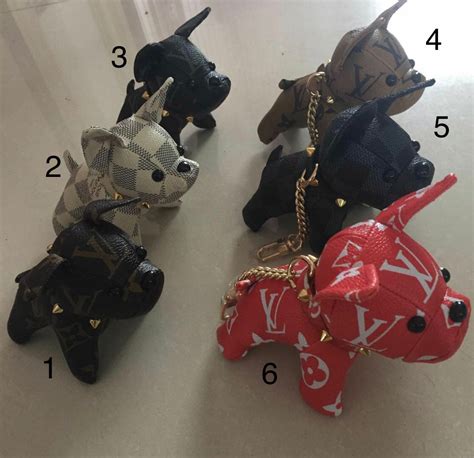 louis vuitton frenchie keychain